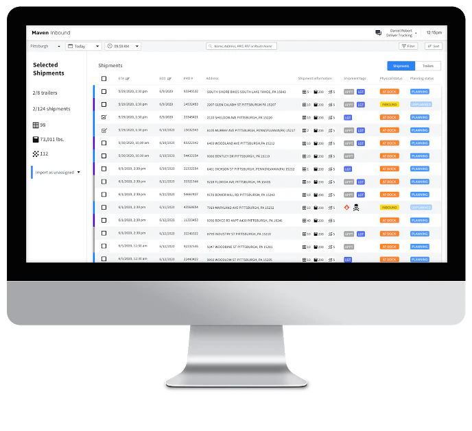 screenshot of Maven Fleet